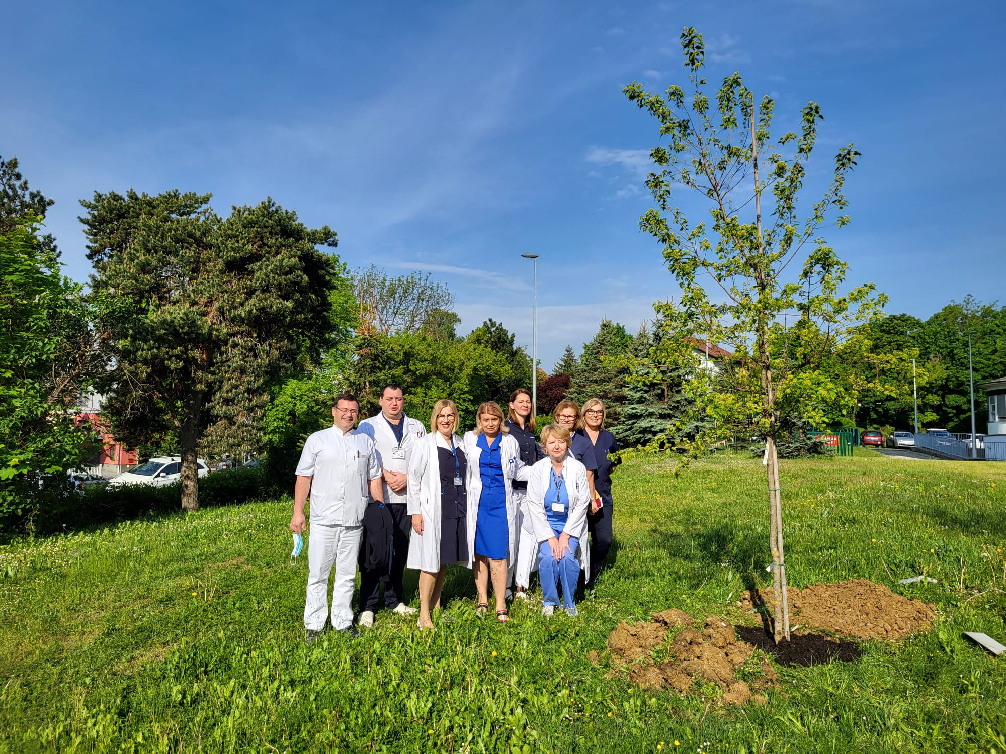 Podružnica KBC Zagreb posadila stabla za 30 godina djelovanja HSSMS MT, 03.05.2022.