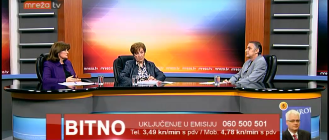Mreža TV, emisija Bitno - gostovanje Anice Prašnjak i Ljubice Pilić