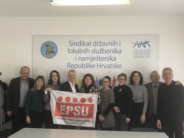 Sastanak sindikata sa Glavnim tajnikom EPSU-a, 15. siječnja 2020.